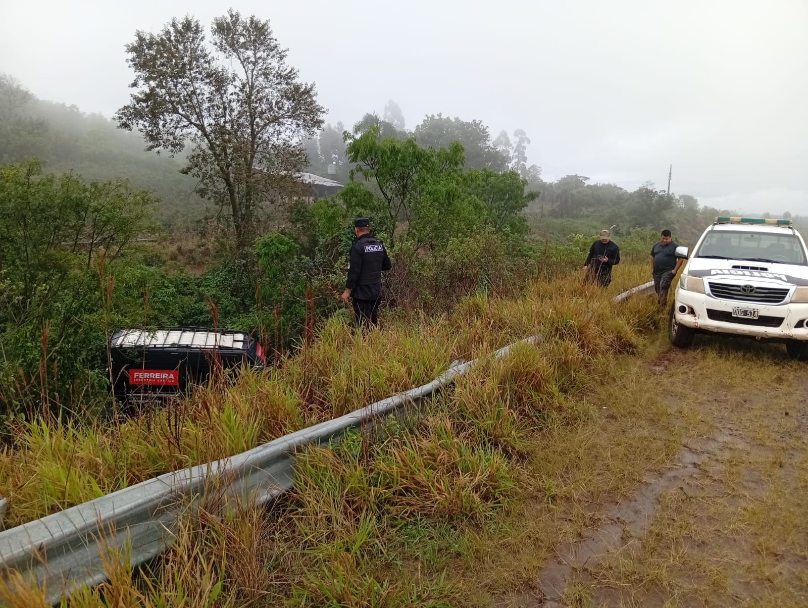 Debido a las intensas lluvias, piden extremar los cuidados al conducir en las rutas de Misiones 3